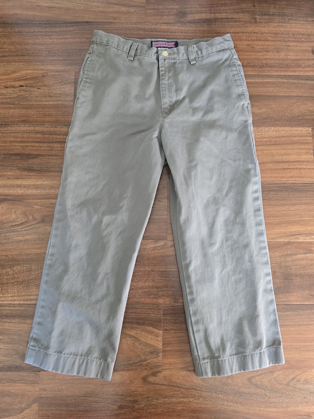 Vineyard Vines Boys Size 12 Gray Breaker Chino Pants